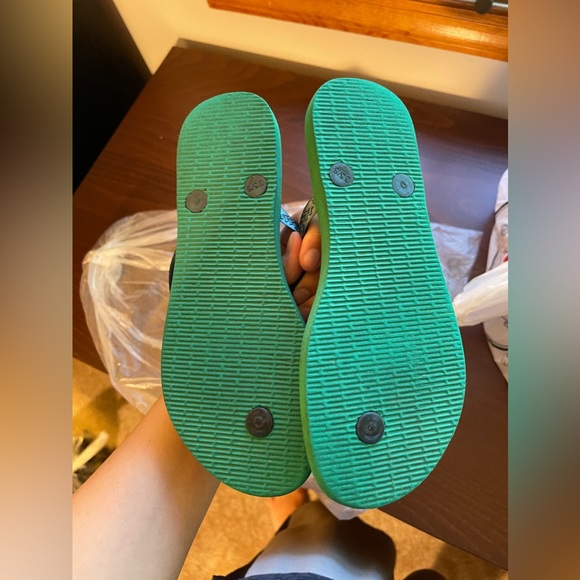 Havaianas Blue Tropical Flip Flops US6 - Picture 5 of 5